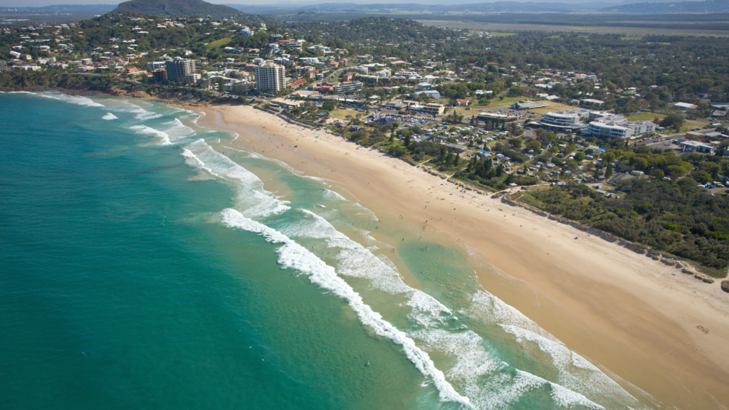 Sunshine Coast beach, one of the most desirable Queensland property hotspots