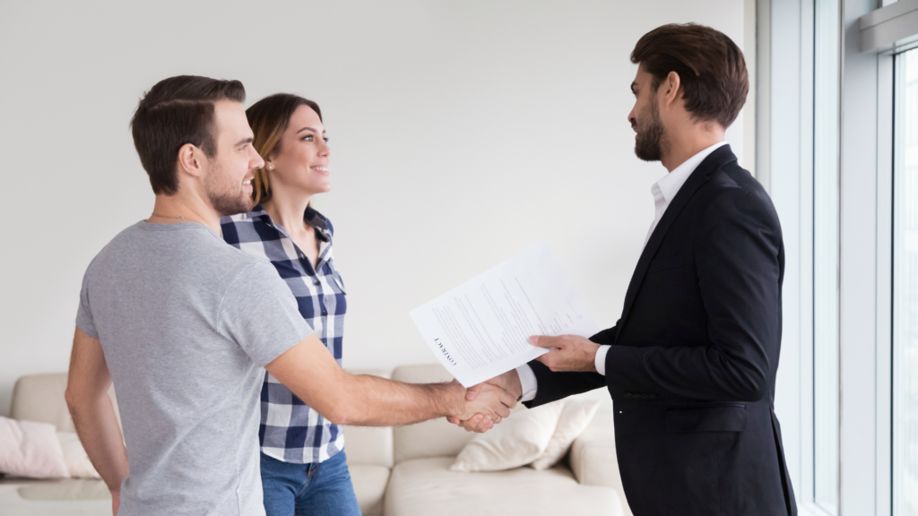 Landlord discussing lease agreement under Victoria rental reforms