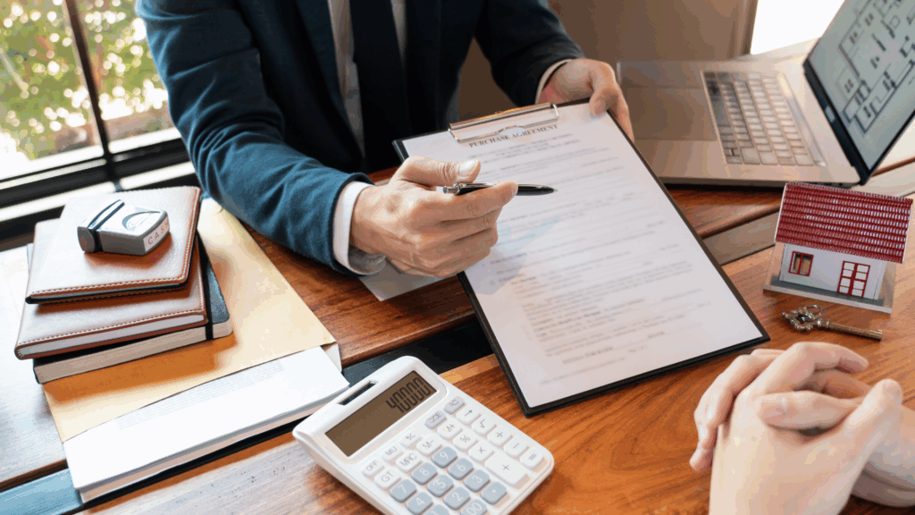 Real estate agent helping with buying an investment property in Victoria