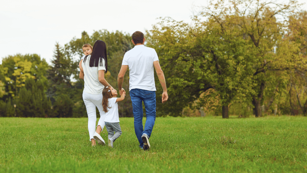 Family enjoying lifestyle in hidden gem suburbs in Queensland